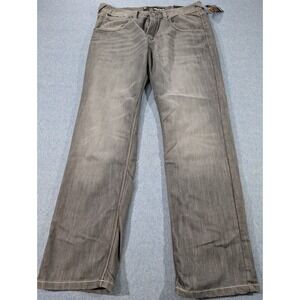 Mecca USA Mens Slim Fit Jeans Grey Washed Denim 38x34 New With Tags